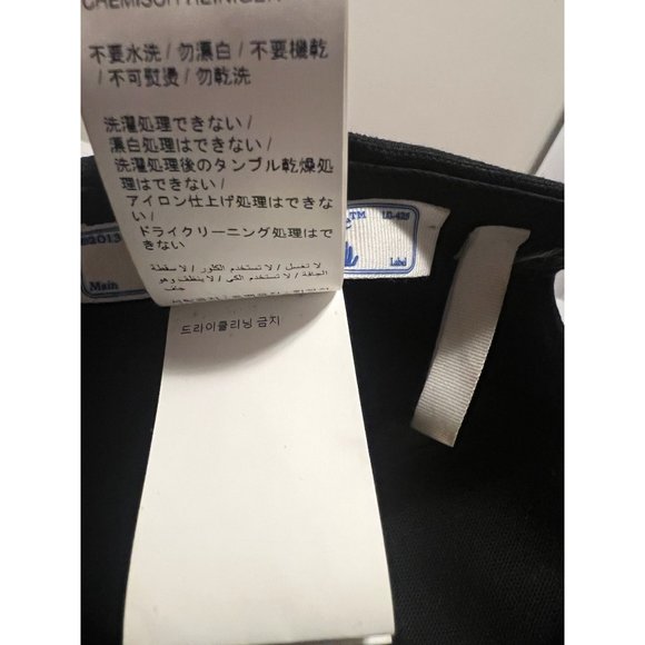 Off-White Women's Black Embroidered Logo Baseball Cap Hat One size fits all - Picture 11 of 12